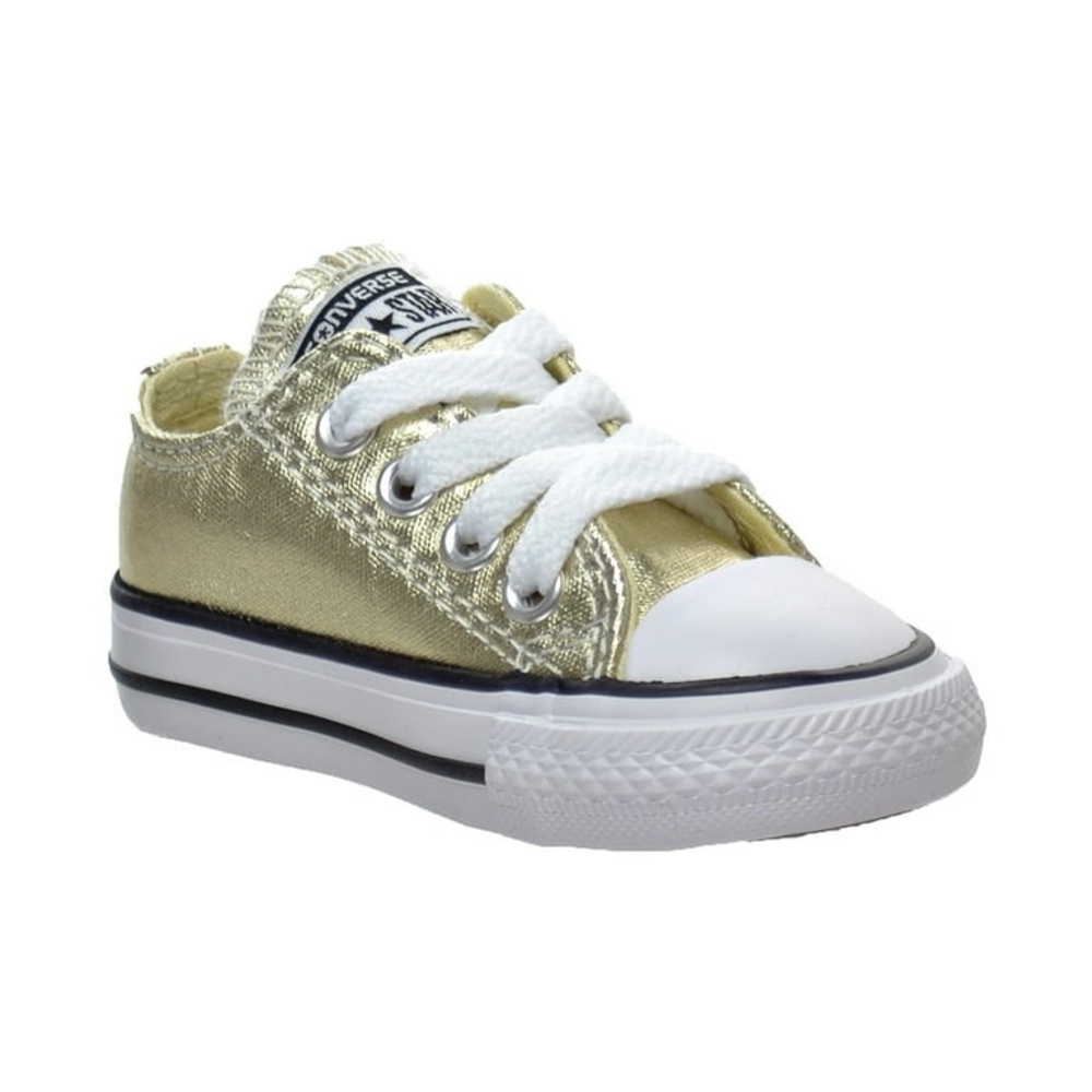 Converse Kids Metallic Gold Low Top Sneaker